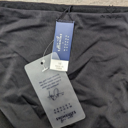 Ashley Graham Basic Bikini Bottom Size 16