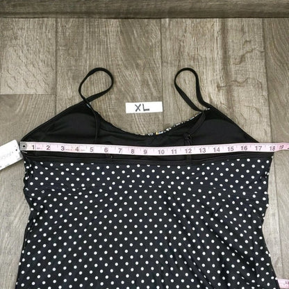 Sociala Polka Dot Tankini Swimsuit Size XL
