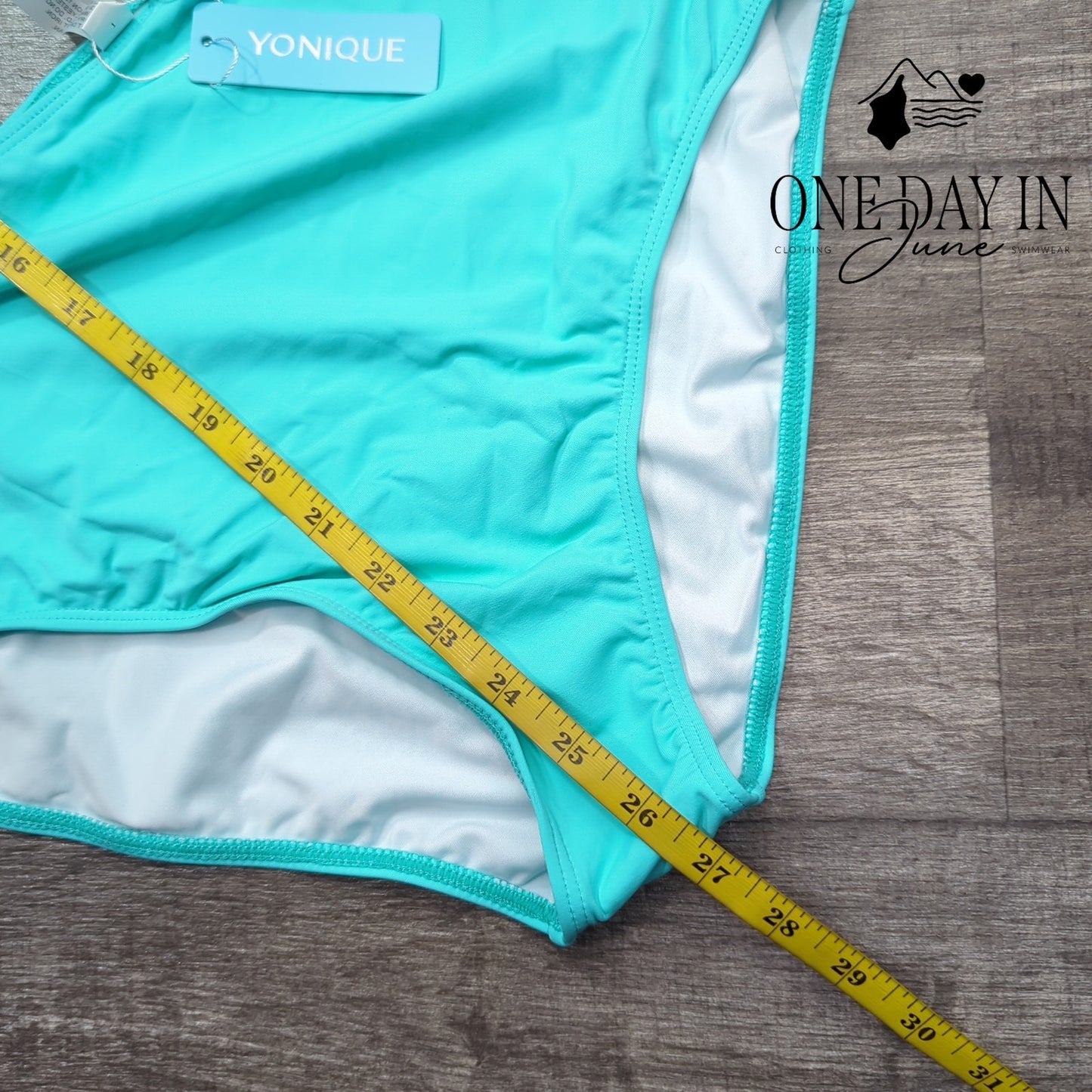 Yonique One Shoulder One Piece Swimsuit Size XL