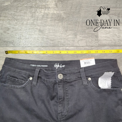 Style & Co Petite Curvy Girlfriend Jeans Size 12P