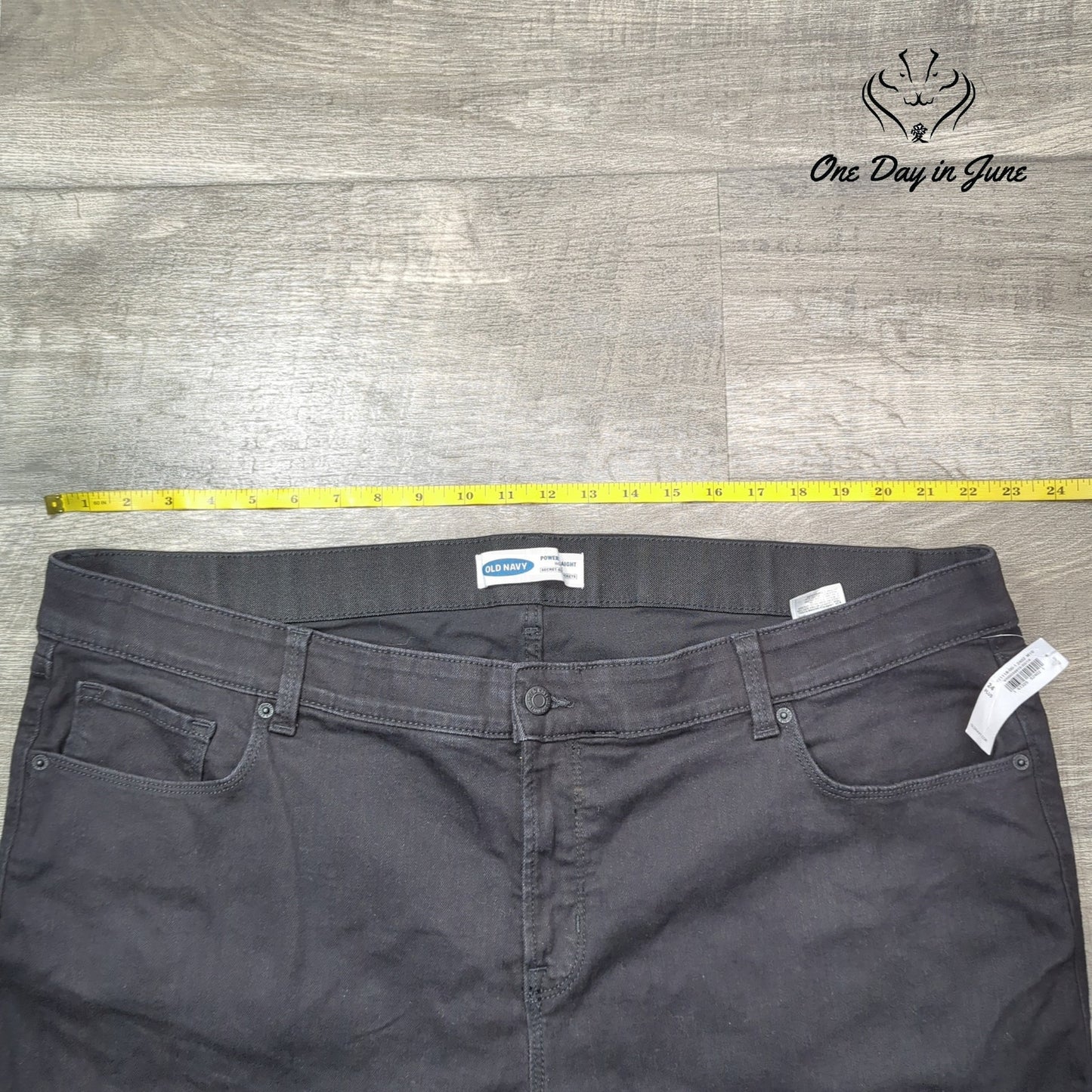 Old Navy Power Straight High Rise Jeans Size 24 Plus