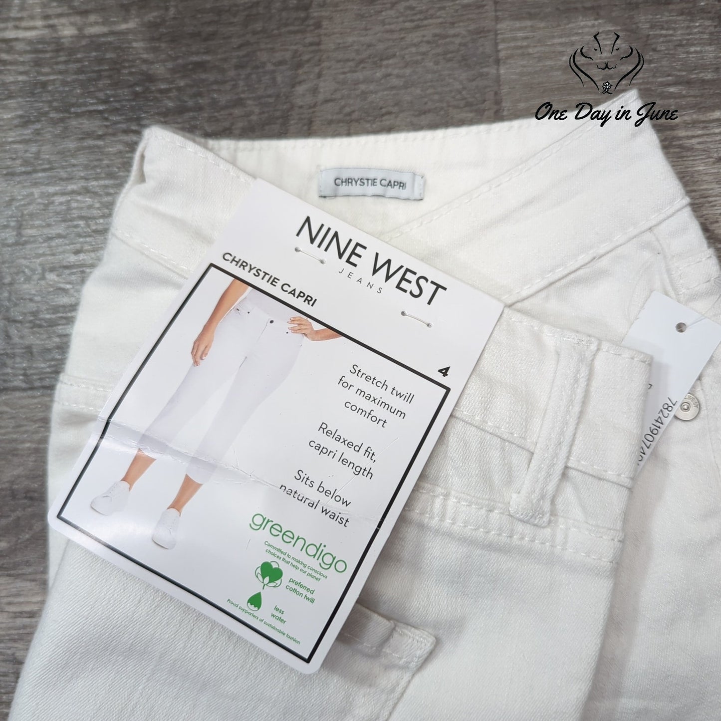 Nine West Chrystie Capri Jeans Size 4