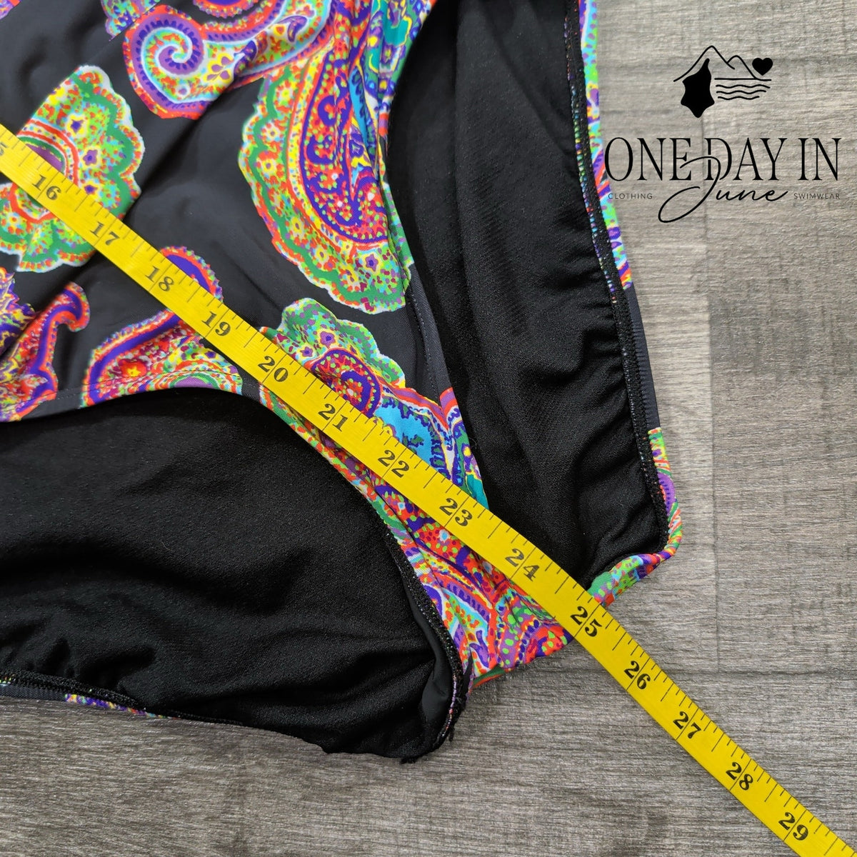 Ralph Lauren Paisley Ruched One Piece Swimsuit Multicolor NWT Size 6