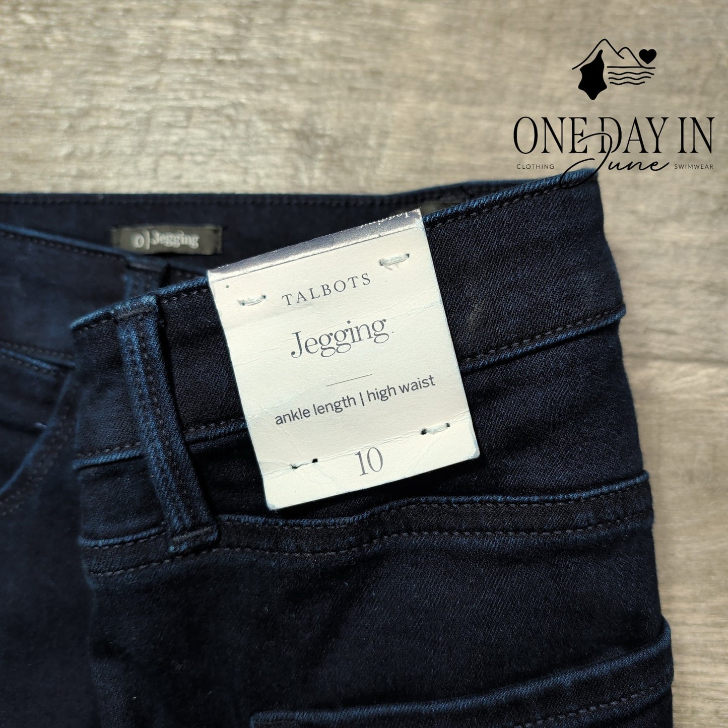 Talbots High Waist ANkle Jegging Jeans Size 10