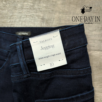Talbots High Waist ANkle Jegging Jeans Size 10