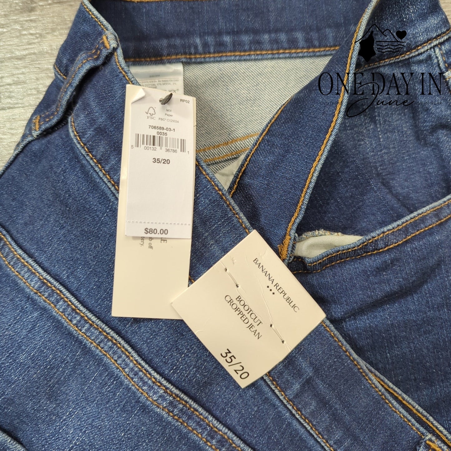 Banana Republic Boot Cut Crop Jeans Size 20