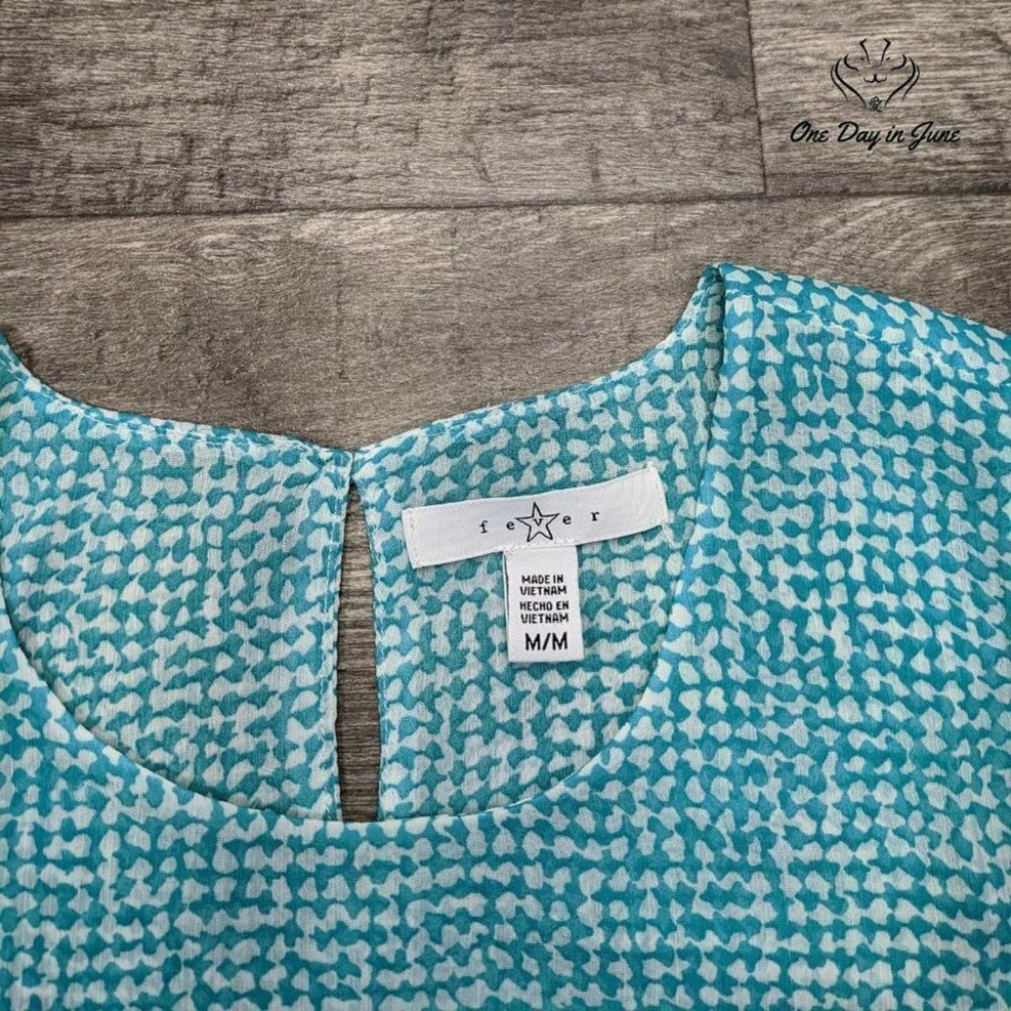 fever Sleeveless Sheer Top Size M