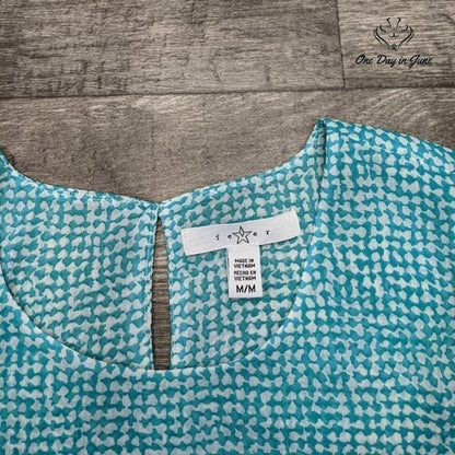 fever Sleeveless Sheer Top Size M