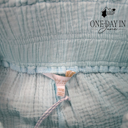 Simply Southern High Waist Textured Shorts Size S