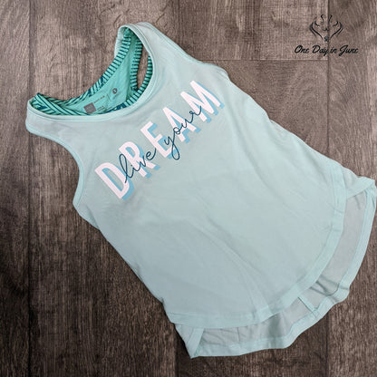 Xersion Girls 2pc U Neck Tank Top Size L 14