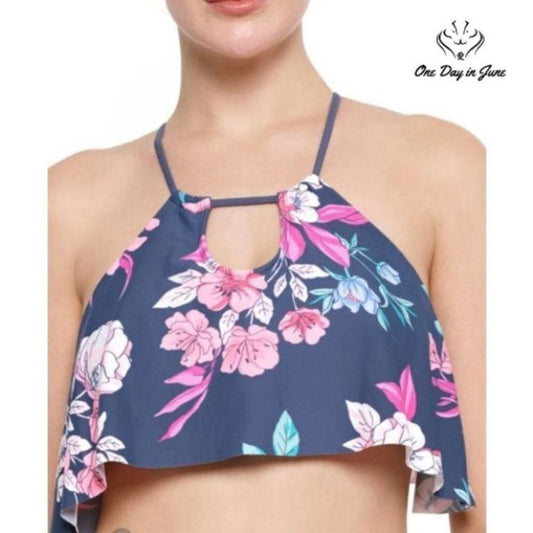 Arizona Jean Co. Juniors Halter Bikini Top Size L