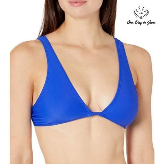 Cyn Luca Tall Triangle with Lace Back Bikini Top Swimsuit Size M