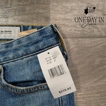 AG Adriano Goldschmied Crop Jeans Blue Flare NWT $215 Size 4 (27)