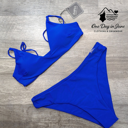 Zaful High Cut Bikini Swimsuit Size L