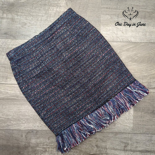 For the Republic Frayed Edge Mini Skirt Size 4