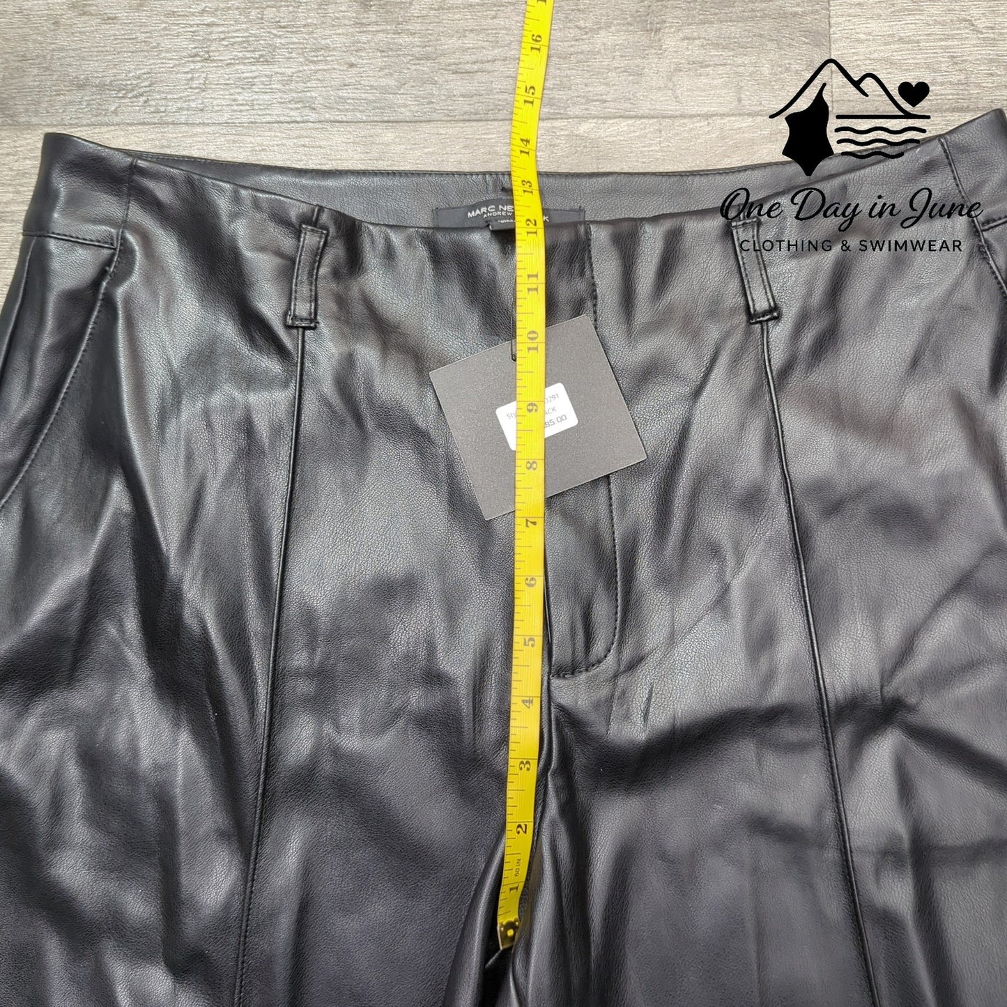 Marc New York Faux Leather Crop Pants Size 14
