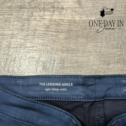 AG Adriano Goldschmied The Legging Ankle Super Skinny Jeans Navy NWT Size 4 (27)