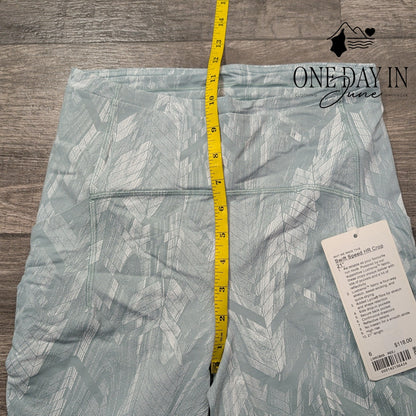 Lululemon Swift Speed HR Crop 21" Leggings Reverberate Chevron NWT Size 6