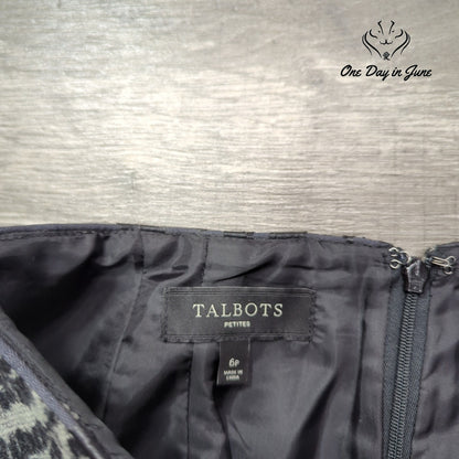 Talbots Petite Lined Mini Skirt Size 6P