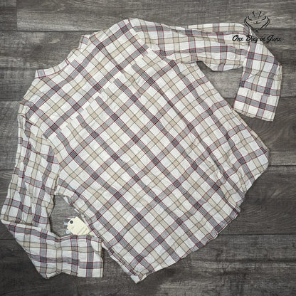 St. John's Bay Button Down Flannel Shirt Size XL