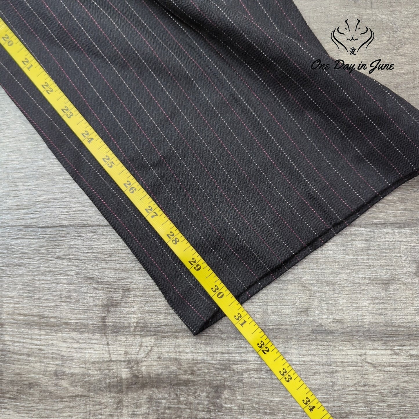 Kim Rogers Plus Size Signature Pin Striped Pants Size 16W