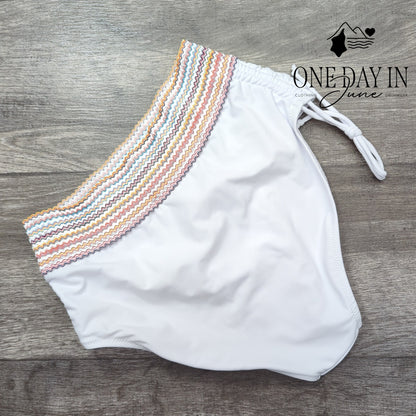Blooming Jelly High Waist Cinched Side Bikini Bottom Size M