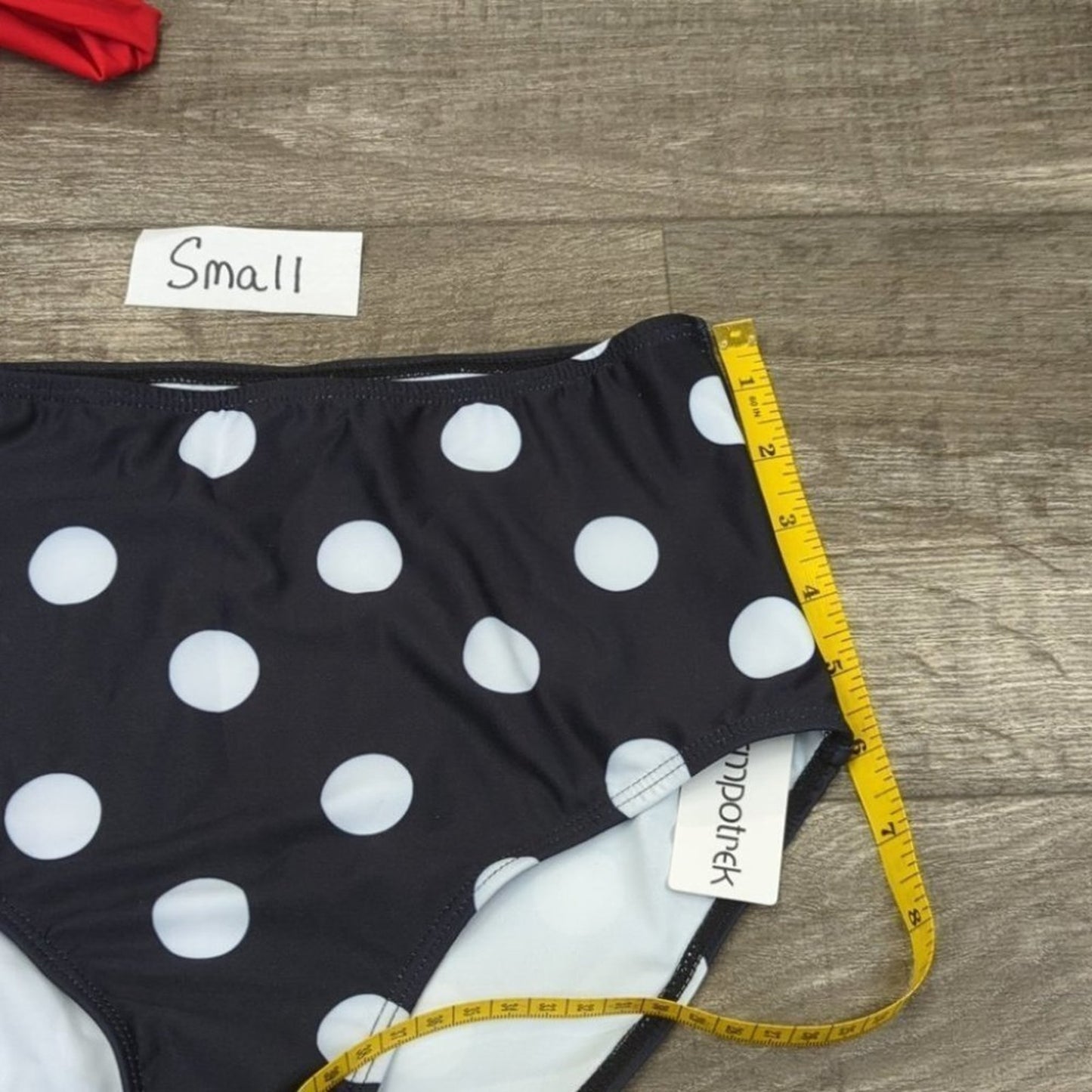 Tempotrek High Waist Polka Dot Bikini Swimsuit Size S