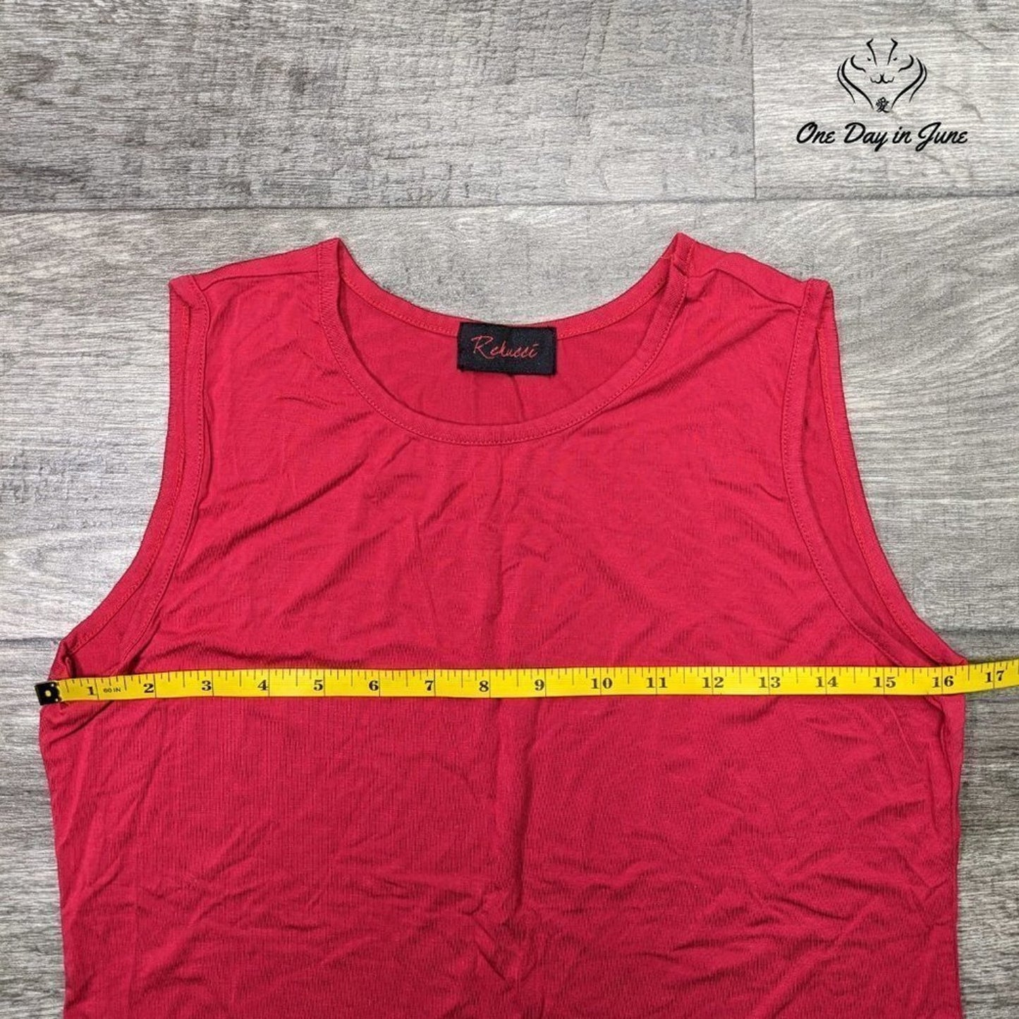 Rekucci Soft Jersey Knit Sleeveless Tank Top Size 5