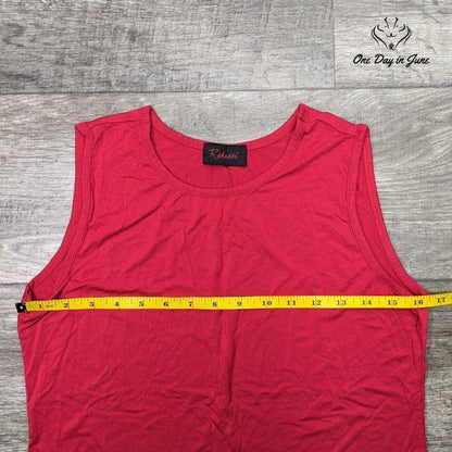 Rekucci Soft Jersey Knit Sleeveless Tank Top Size 5