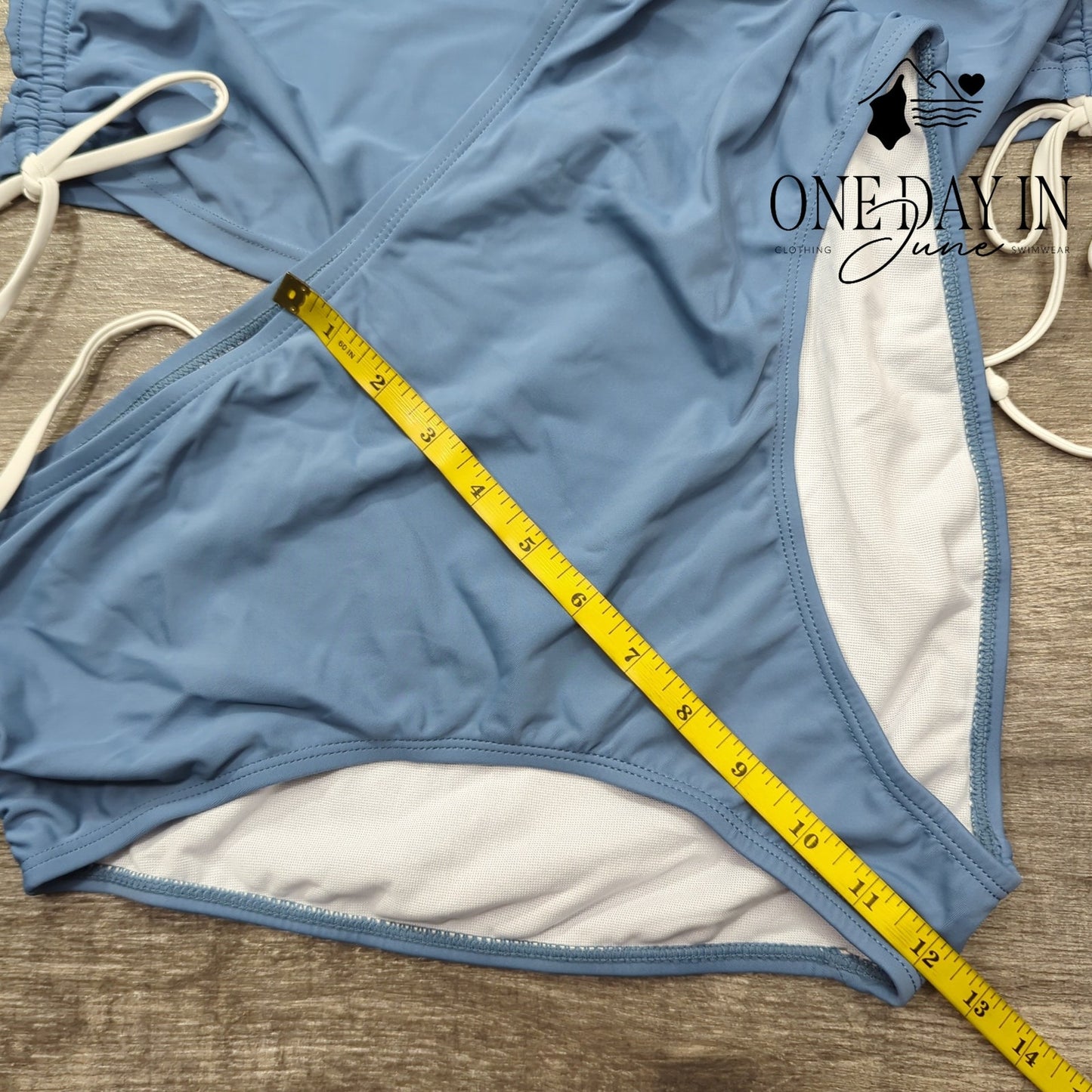 CharmLeaks Drawstring Tankini Swimsuit Size L