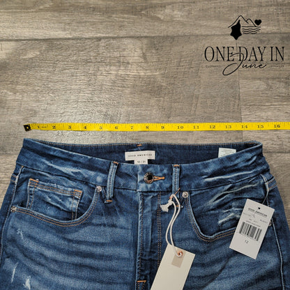 Good American Good Legs Crop Skinny Jeans Size 12