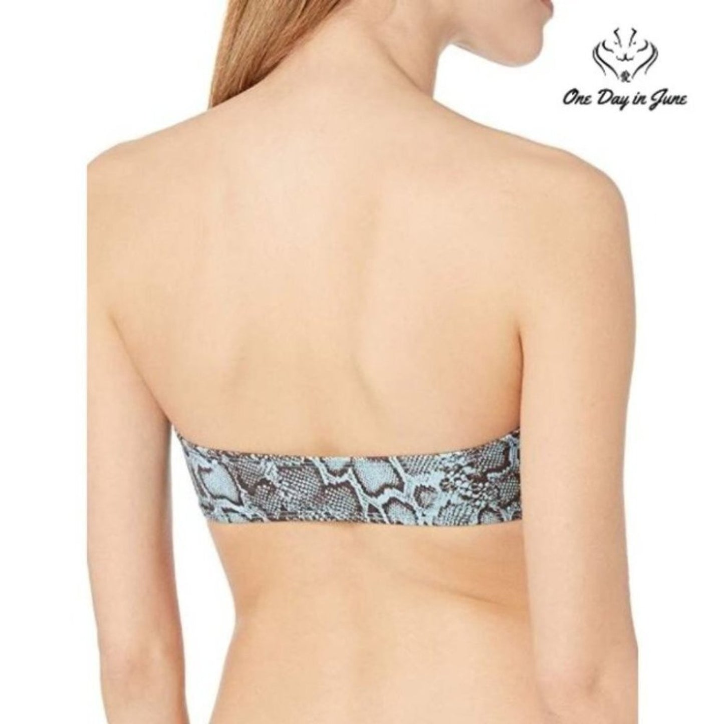 Vicious Young Babes V-Wire Bandeau Bikini Top Swimsuit Size L