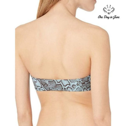 Vicious Young Babes V-Wire Bandeau Bikini Top Swimsuit Size L