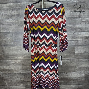 Studio One Long Sleeve Belted Dress Size XL