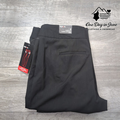 Style & Co Curvy Fit Tummy Control Trouser Pants Size 16