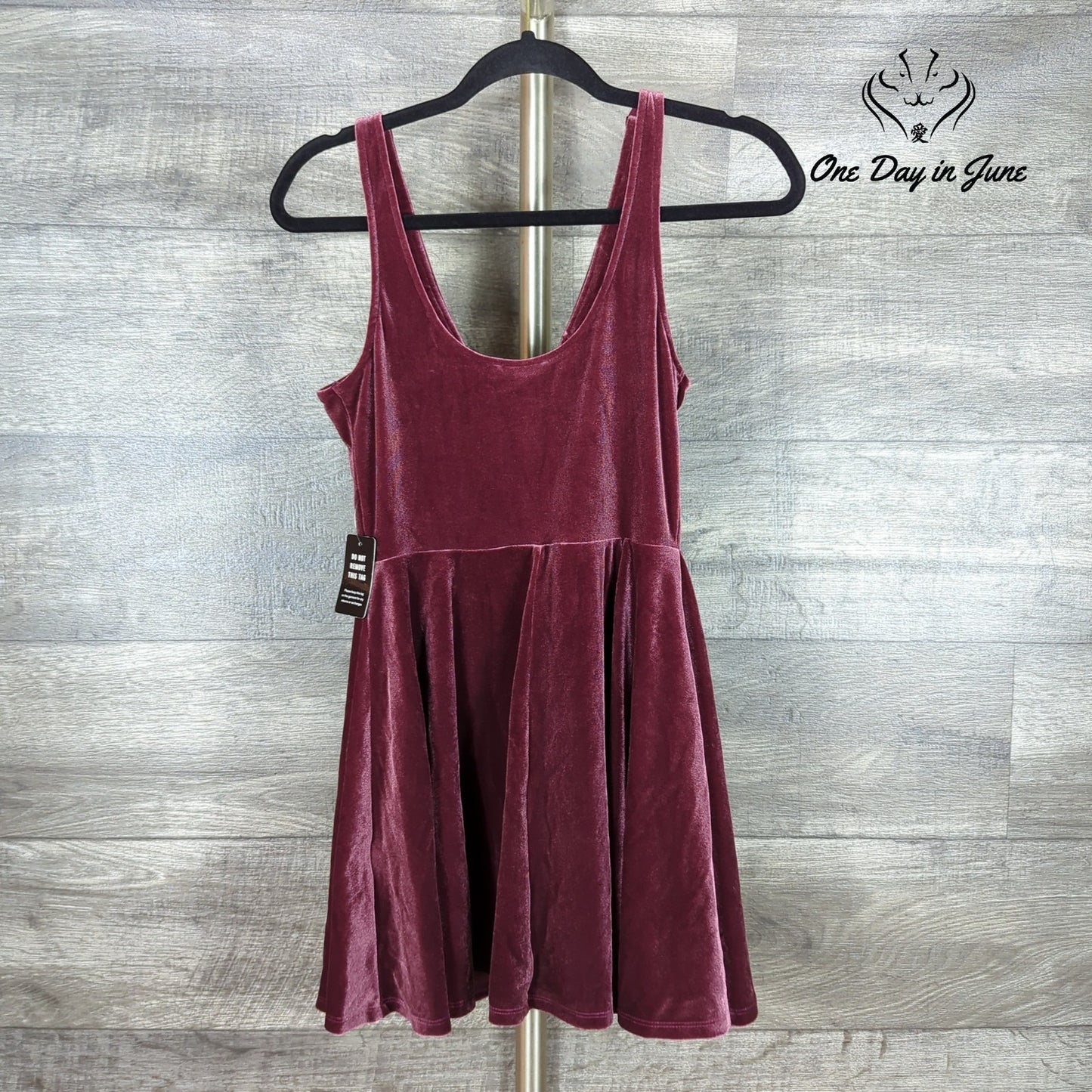 Express Sweetheart Velour Skort Mini Dress Size S