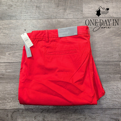 Talbots Plus Size Girlfriend Chino Ankle Pants Red NWT Size 18W