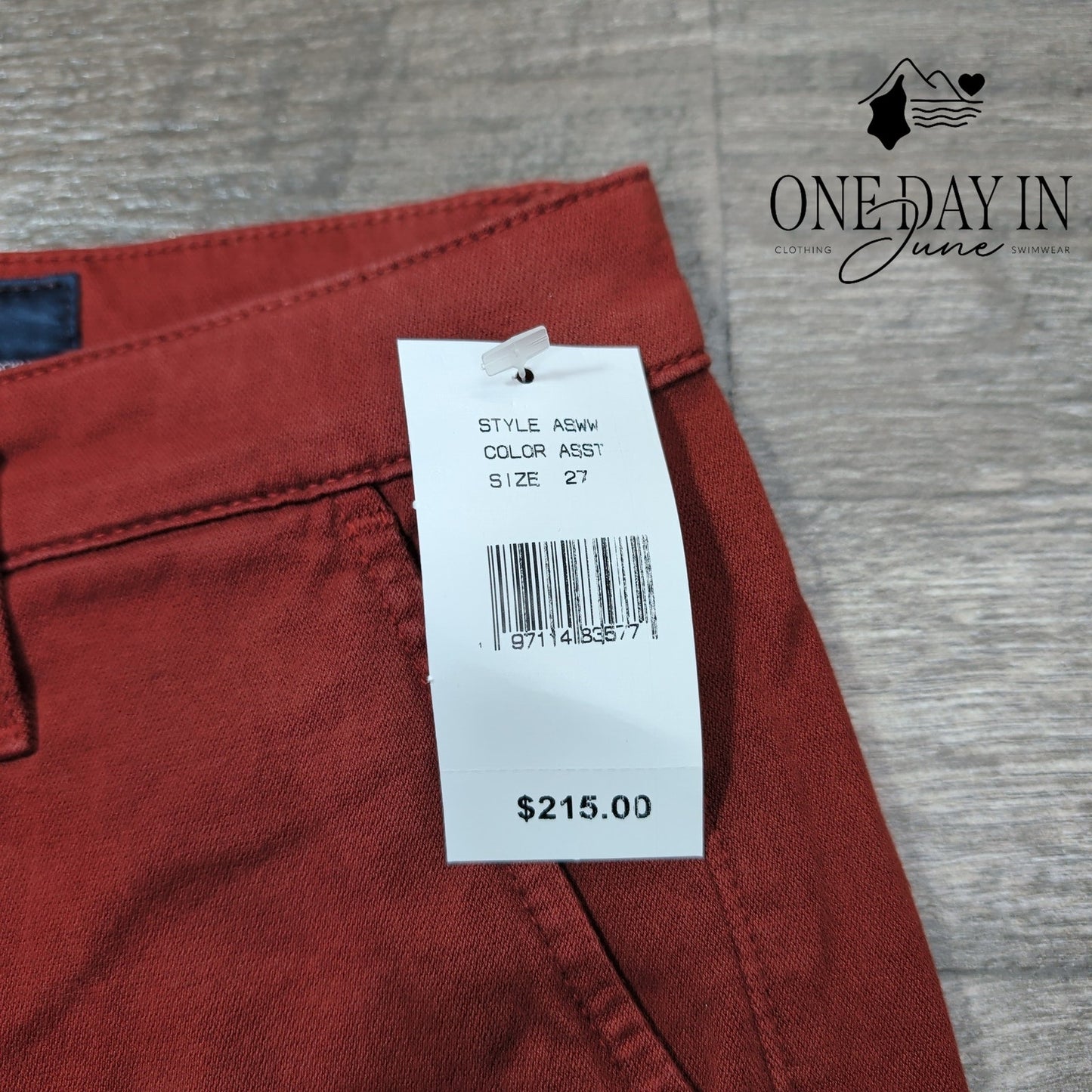 AG Adriano Goldschmied The Caden Tailored Trouser Jeans Size 4 (27)