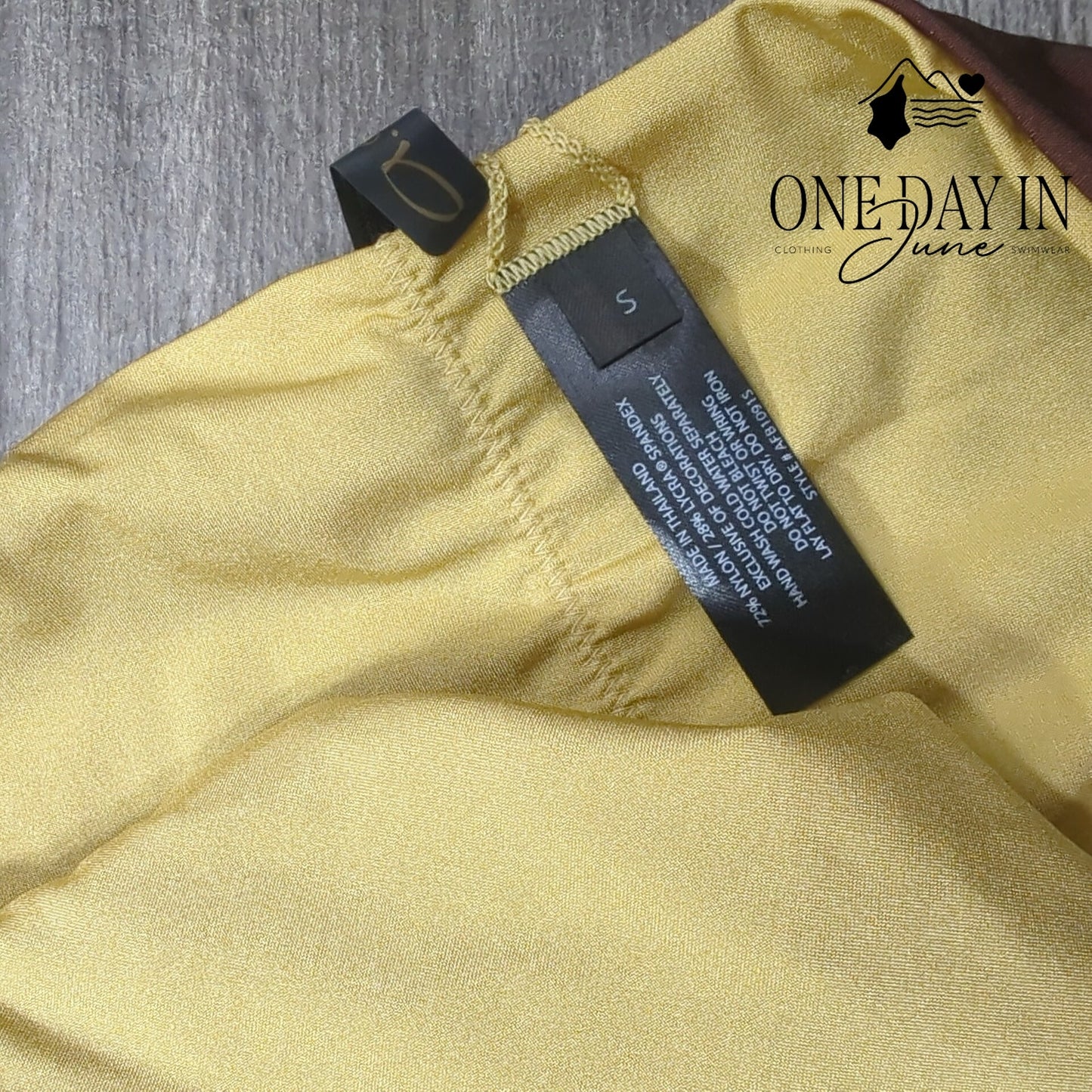 A.Che Tie Side Ruched Bikini Bottom Size S