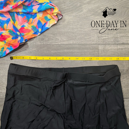 Rxrxcoco Floral Boyshort Tankini Swimsuit Size XL