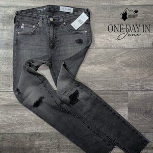 AG Adriano Goldschmied The Legging Ankle Skinny Jeans Gray NWT Size 4 (27)