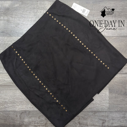 Sabrina Lauren Faux Suede Mini Skirt Size XL