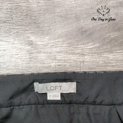 Loft Textured Mini Skirt Size 12