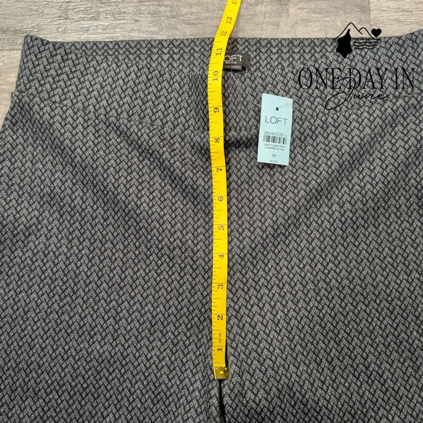 Loft Petite Pull On Crop Legging Pants Size MP