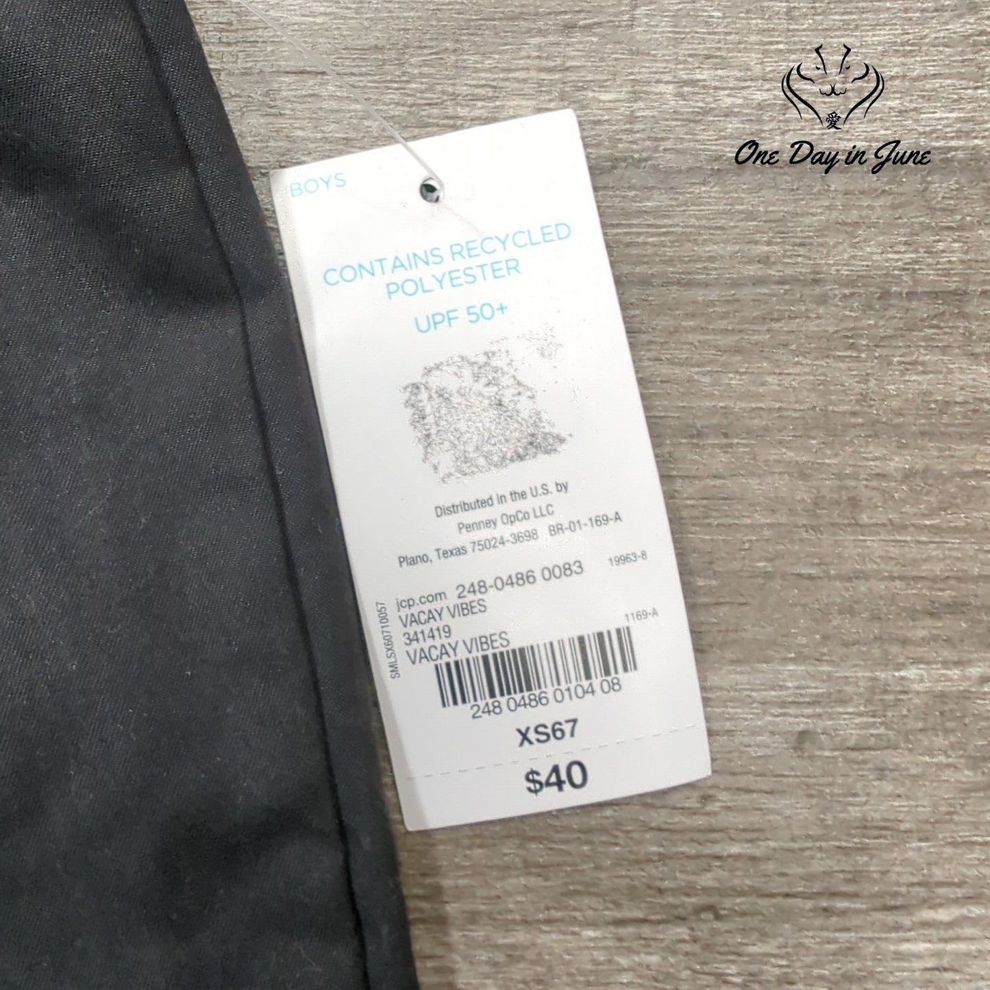 Outdoor Oasis Swim Trunks Size XS (6/7)