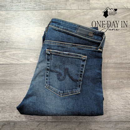 AG Adriano Goldschmied The Prima Cigarette Crop Jeans Size 8