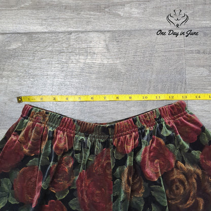 Jones New York Sport Pull On Floral Pants Size L