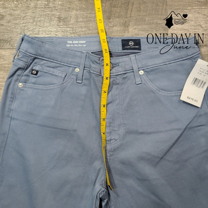 AG Adriano Goldschmied The Jodi Crop High Rise Slim Flare Jeans Blue NWT Size 4
