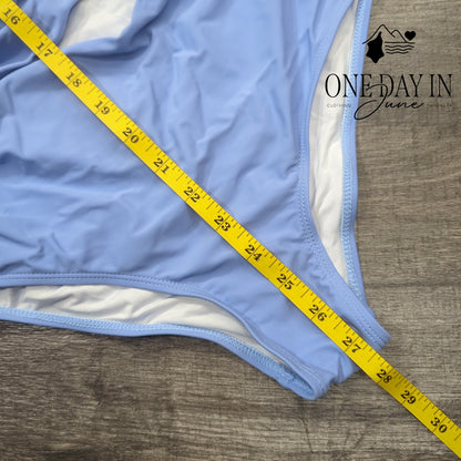 Aleumdr Cut Out One Piece Swimsuit Size M