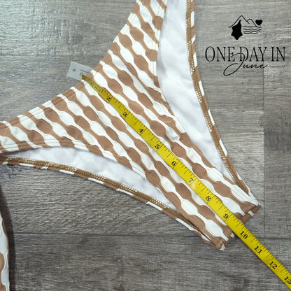 Charmo Underwire 3 Piece Bikini Swimsuit Size M